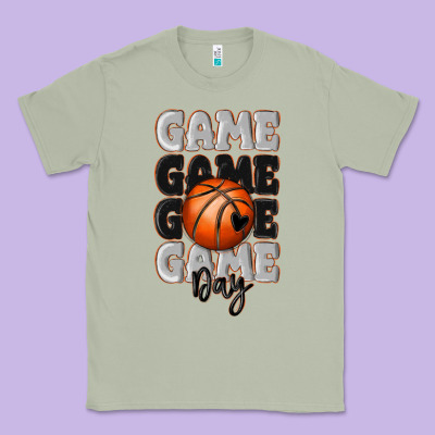 Classic Tee game day basketball bal