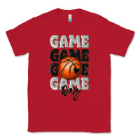 Red game day basketball bal Classic Tee - MaliasSmallBusiness