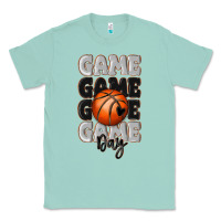 Seafoam game day basketball bal Classic Tee - MaliasSmallBusiness