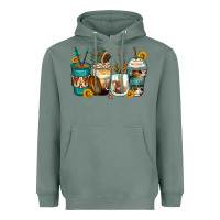 Sage indian headdress coffee cups Heavyweight Hoodie - Zillion Design Studio