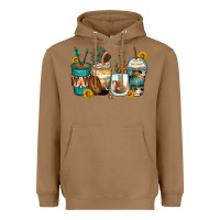 Toasted Coconut indian headdress coffee cups Heavyweight Hoodie - Zillion Design Studio