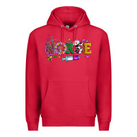 Cardinal mardi gras nurse leopard cowhide glitter Premium Hoodie - Artiststas