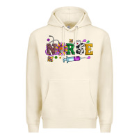 Tofu mardi gras nurse leopard cowhide glitter Premium Hoodie - Artiststas