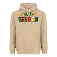 Mushroom 'tis the season softball christmas Heavyweight Hoodie - RanaPortraitStore