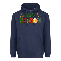 Navy 'tis the season softball christmas Heavyweight Hoodie - RanaPortraitStore
