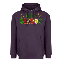 Plum 'tis the season softball christmas Heavyweight Hoodie - RanaPortraitStore