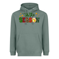 Sage 'tis the season softball christmas Heavyweight Hoodie - RanaPortraitStore