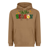 Toasted Coconut 'tis the season softball christmas Heavyweight Hoodie - RanaPortraitStore