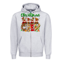 Christmas Crew  Deer Zipper Hoodie | Teevron