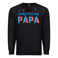 Black All American papa Premium Sweatshirt - Neo Western