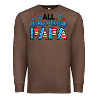 Chestnut All American papa Premium Sweatshirt - Neo Western