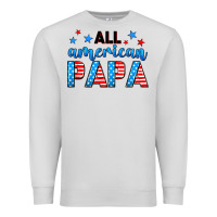 Dove Grey All American papa Premium Sweatshirt - Neo Western
