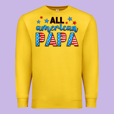 All American Papa Premium Sweatshirt Designed By Neo Western