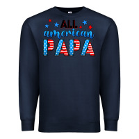 Navy All American papa Premium Sweatshirt - Neo Western