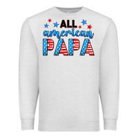 Oatmeal Heather All American papa Premium Sweatshirt - Neo Western