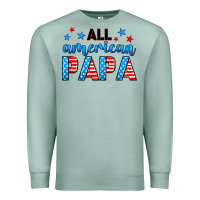 Seafoam All American papa Premium Sweatshirt - Neo Western