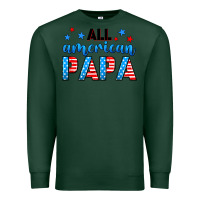 Sports Green All American papa Premium Sweatshirt - Neo Western