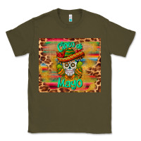Army Green cinco de mayo sombrero skull Classic Tee - BarkalooDesign