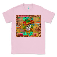 Bubblegum Pink cinco de mayo sombrero skull Classic Tee - BarkalooDesign