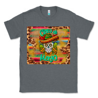 Charcoal Heather cinco de mayo sombrero skull Classic Tee - BarkalooDesign