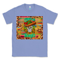 Colony Blue cinco de mayo sombrero skull Classic Tee - BarkalooDesign