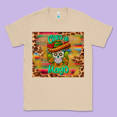 Cinco De Mayo Sombrero Skull Classic Tee Designed By Barkaloodesign