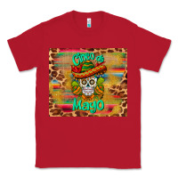 Red cinco de mayo sombrero skull Classic Tee - BarkalooDesign