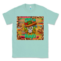 Seafoam cinco de mayo sombrero skull Classic Tee - BarkalooDesign