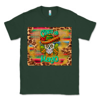 Sports Green cinco de mayo sombrero skull Classic Tee - BarkalooDesign