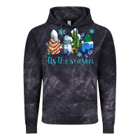 Cloud Black tis the season christmas tree  cake winter and snowman Vintage Hoodie - AdoDesignShop