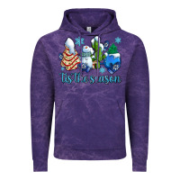 Cloud Purple tis the season christmas tree  cake winter and snowman Vintage Hoodie - AdoDesignShop