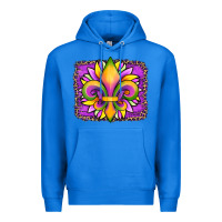 True Royal mardi gras fleur de lis sunflower leopard Premium Hoodie - Artiststas