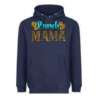 Navy ranch mama Heavyweight Hoodie - texasbilliewilder