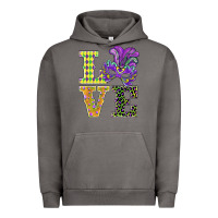 Pigment Tornado mardi gras love mask Urban Hoodie - BarkalooDesign