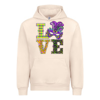 Sandshell mardi gras love mask Urban Hoodie - BarkalooDesign