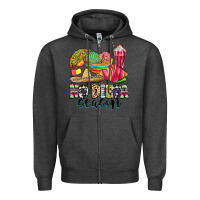 Charcoal Heather no dieta season Zipper Hoodie - MaliasSmallBusiness