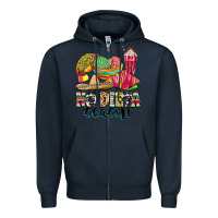 Navy no dieta season Zipper Hoodie - MaliasSmallBusiness
