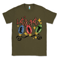 Army Green let's get lit Classic Tee - MaliasSmallBusiness