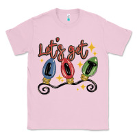 Bubblegum Pink let's get lit Classic Tee - MaliasSmallBusiness