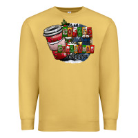 Antique Gold coffe Premium Sweatshirt - CowhideDigitalArt