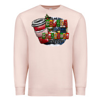 Pale Pink coffe Premium Sweatshirt - CowhideDigitalArt