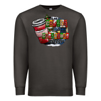 Smoke coffe Premium Sweatshirt - CowhideDigitalArt