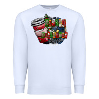 White coffe Premium Sweatshirt - CowhideDigitalArt