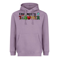 Lavender one merry teacher Heavyweight Hoodie - RanaPortraitStore