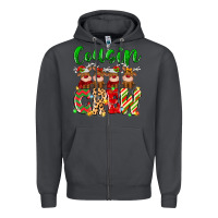 Smoke cousin crew christmas deer Zipper Hoodie - MaliasSmallBusiness
