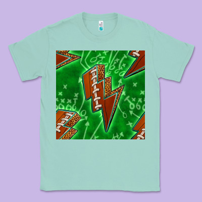 American Football Thunder Classic Tee Designed By Bundleandbundleshop