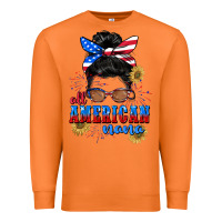 Carrot All American Nana 4th of July Premium Sweatshirt - CowGirlArtShop