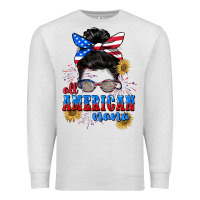 Oatmeal Heather All American Nana 4th of July Premium Sweatshirt - CowGirlArtShop