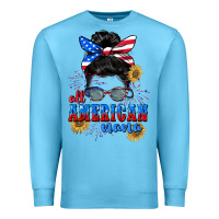 Ocean Blue All American Nana 4th of July Premium Sweatshirt - CowGirlArtShop