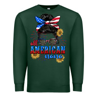Sports Green All American Nana 4th of July Premium Sweatshirt - CowGirlArtShop